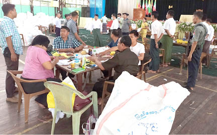 Photographic documentation of on ground inspection of the ballot papers in Tanintharyi Region